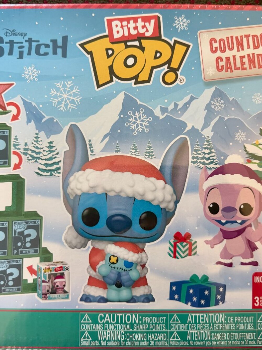 Funko Bitty Pop Disney Stitch Holiday Countdown Advent Calendar Sealed